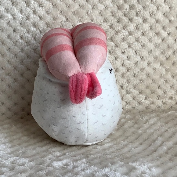 Squishmallows Sushi Roll Keina Sushi White and Pink Stuffed Animal - Picture 2 of 10